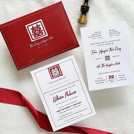 Thiệp Cưới Nhà Én